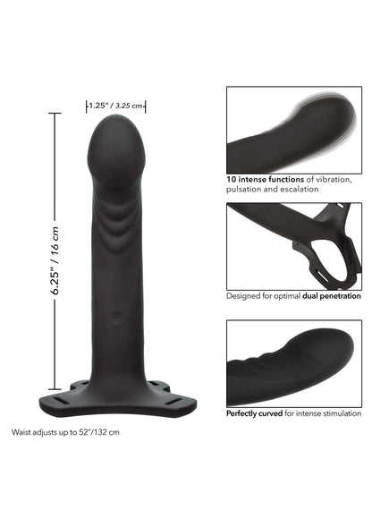 Bestel: Boundless Rechargeable Multi - Purpose Harness by CalExotics - bij Happytoys.nl, happytoys.be, Happytoys.ae: erotische sex webshop | liever Happy dan Easy ⭐⭐⭐⭐⭐