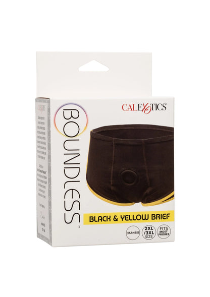 Bestel: Boundles Brief by CalExotics - bij Happytoys: de erotische sex webshop | liever Happy dan Easy ⭐⭐⭐⭐⭐ - L/XL - 16661 - BLACK - L/XL