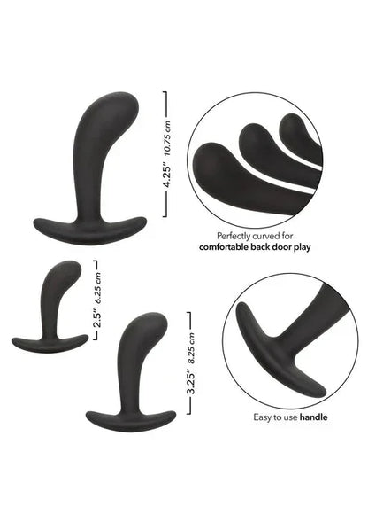 Bestel: Silicone Prostate butt plug Kit by CalExotics - buttplugs bij Happytoys.nl, happytoys.be, Happytoys.ae: erotische sex webshop | liever Happy dan Easy ⭐⭐⭐⭐⭐