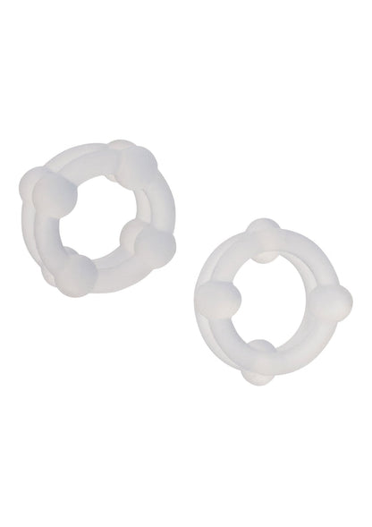 Bestel: Silicone Double Stacker Rings by CalExotics Alpha - bij Happytoys: de erotische sex webshop | liever Happy dan Easy ⭐⭐⭐⭐⭐