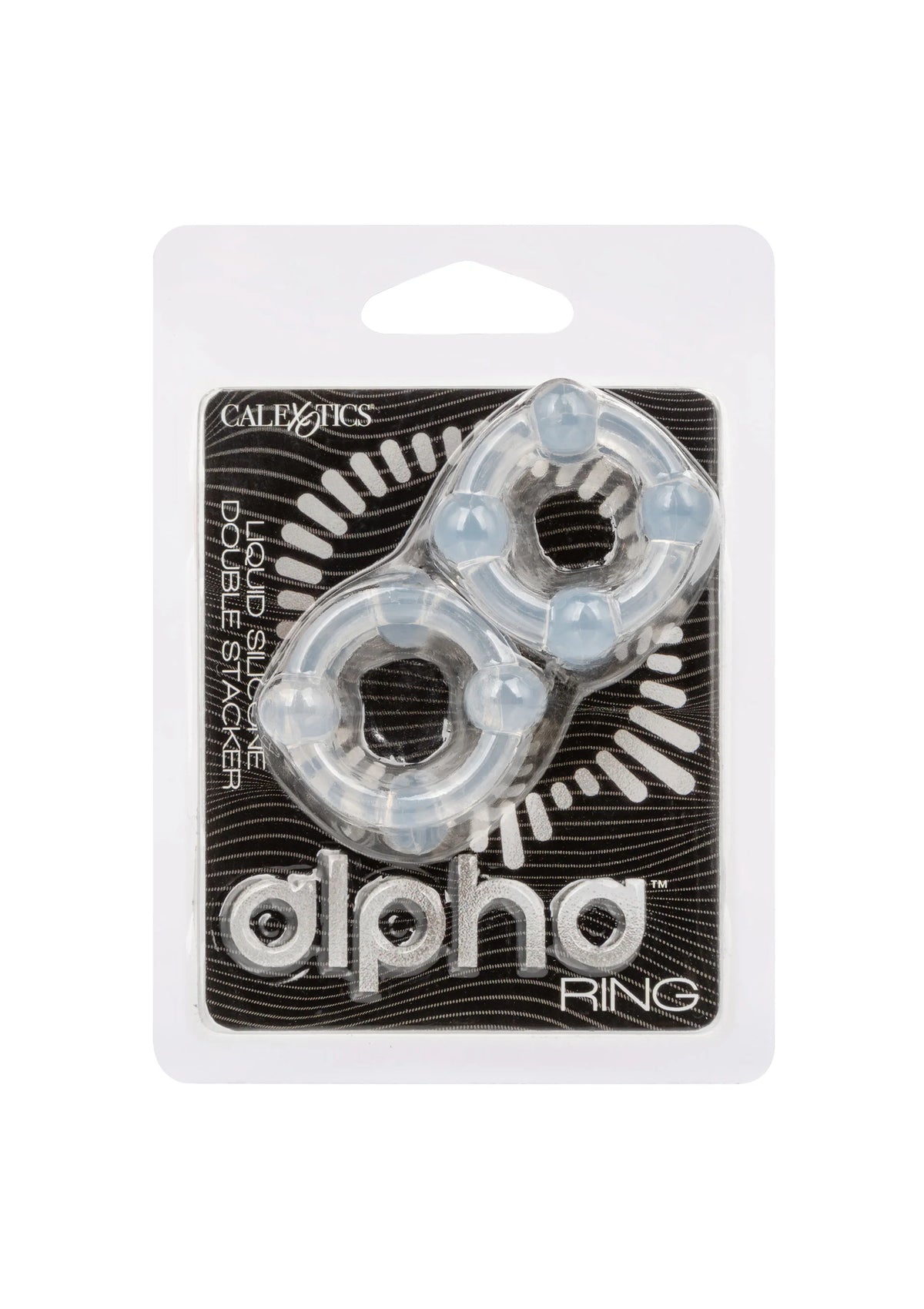 Bestel: Silicone Double Stacker Rings by CalExotics Alpha - bij Happytoys: de erotische sex webshop | liever Happy dan Easy ⭐⭐⭐⭐⭐