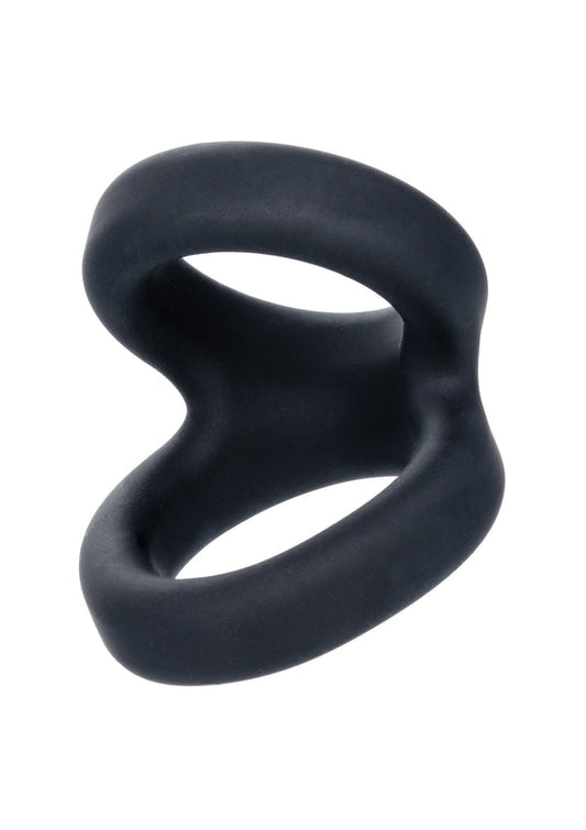 Bestel: Liquid Silicone Snug Tugger cock and ball ring by CalExotics Alpha - bij Happytoys: de erotische sex webshop | liever Happy dan Easy ⭐⭐⭐⭐⭐ - Zwart - 16749 - BLACK