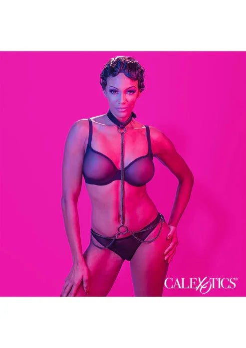 Chain Halter & Collar by CalExotics - Happytoys Sexshop: online sex shop for Feeling Happy & Easy 😊 - Discreet geleverd
