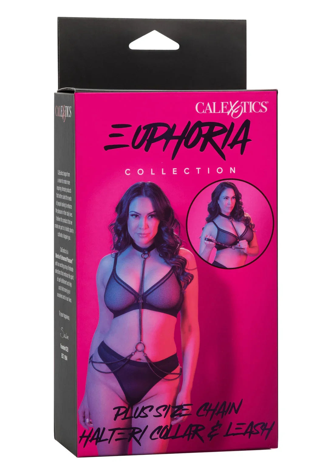 Chain Halter & Collar Plus by CalExotics - Happytoys Sexshop: online sex shop for Feeling Happy & Easy 😊 - Discreet geleverd