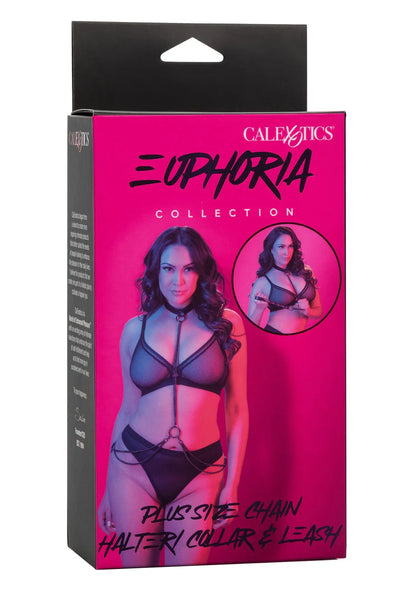 Chain Halter & Collar Plus by CalExotics - Happytoys Sexshop: online sex shop for Feeling Happy & Easy 😊 - Discreet geleverd