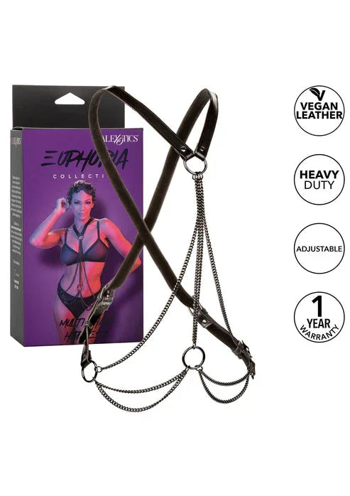 Multi Chain Harness by CalExotics - Happytoys Sexshop: online sex shop for Feeling Happy & Easy 😊 - Discreet geleverd