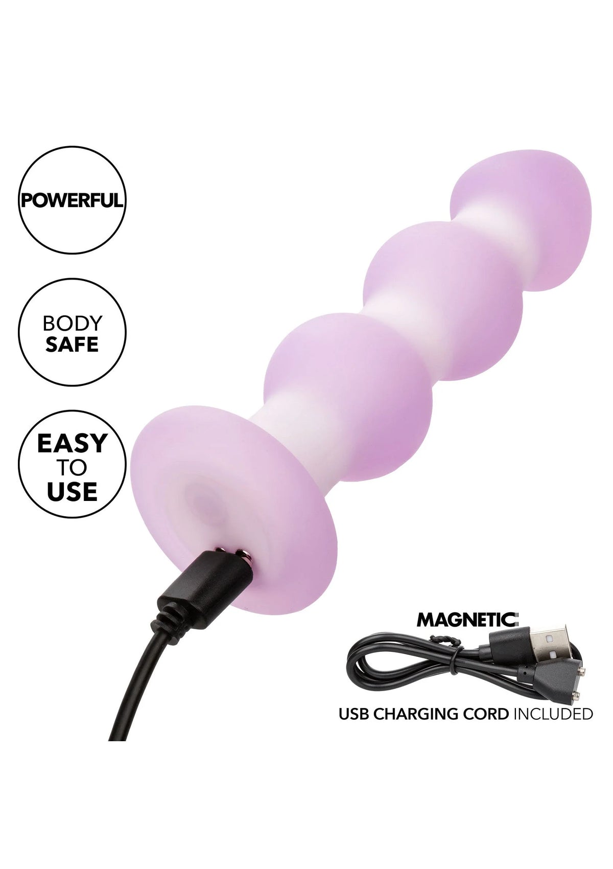 Bestel: Lavender Haze Beaded Probe by CalExotics - bij Happytoys: de erotische sex webshop | liever Happy dan Easy ⭐⭐⭐⭐⭐