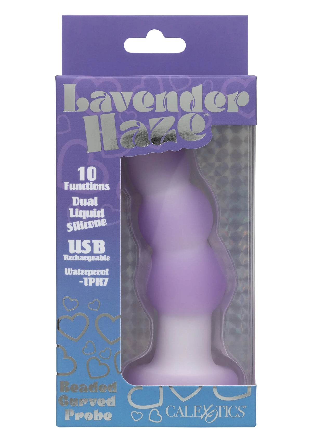 Bestel: Beaded Curved Probe by CalExotics Lavender Haze - vibrators bij Happytoys.nl, happytoys.be, Happytoys.ae: erotische sex webshop | liever Happy dan Easy ⭐⭐⭐⭐⭐