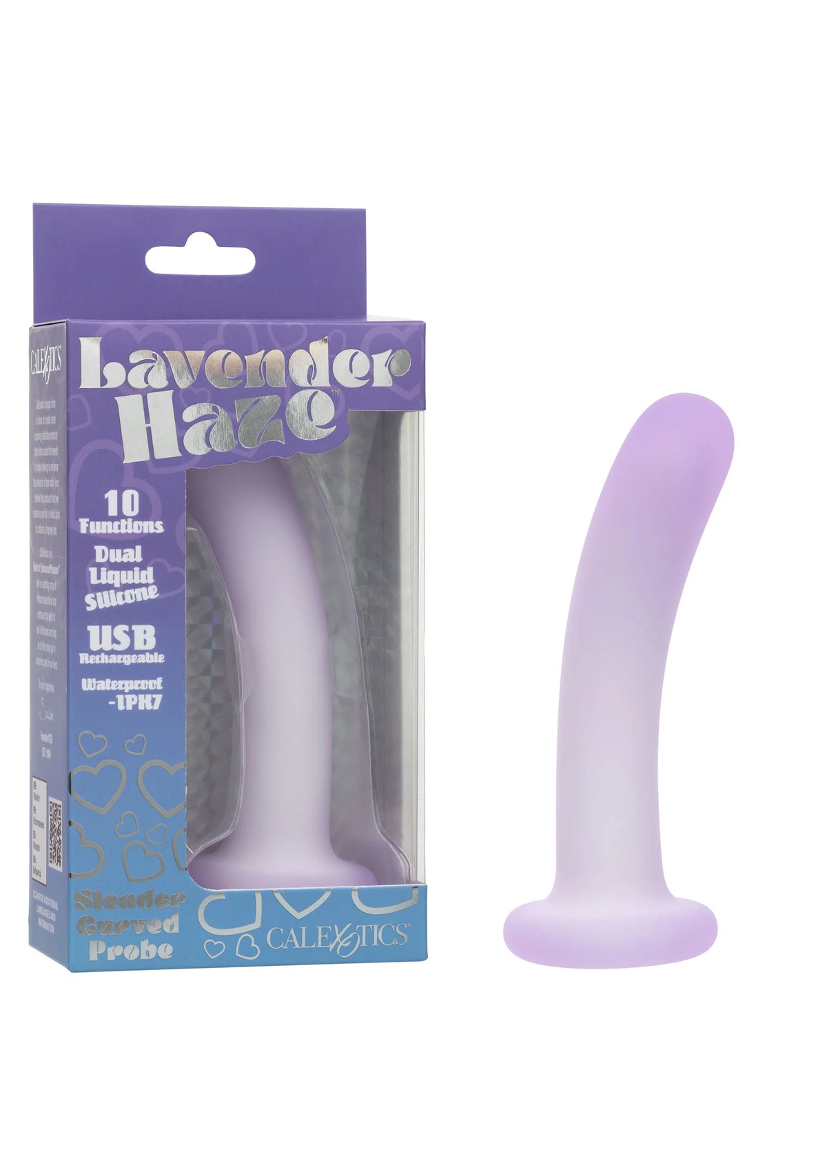 Bestel: Slender Curved Probe by CalExotics Lavender Haze - vibrators bij Happytoys.nl, happytoys.be, Happytoys.ae: erotische sex webshop | liever Happy dan Easy ⭐⭐⭐⭐⭐