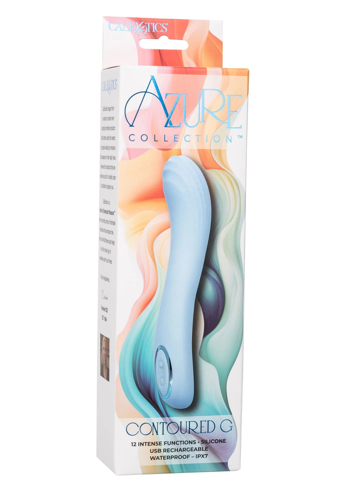 Bestel: Azure Contoured G by CalExotics - bij Happytoys.nl, happytoys.be, Happytoys.ae: erotische sex webshop | liever Happy dan Easy ⭐⭐⭐⭐⭐