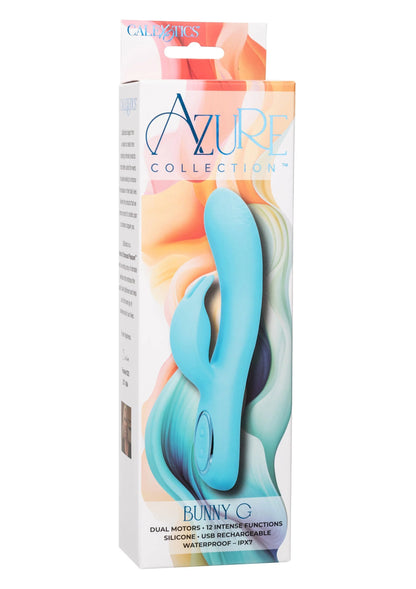 Bestel: Azure Bunny G by CalExotics - bij Happytoys.nl, happytoys.be, Happytoys.ae: erotische sex webshop | liever Happy dan Easy ⭐⭐⭐⭐⭐