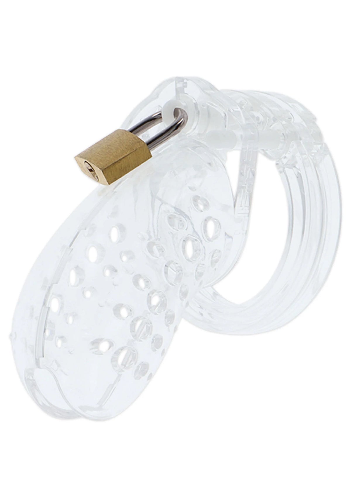 Bestel: Chastity Cock Cage Acrylic - bij Happytoys.nl, happytoys.be, Happytoys.ae: erotische sex webshop | liever Happy dan Easy ⭐⭐⭐⭐⭐ - Default Title - 16820 - CLEAR
