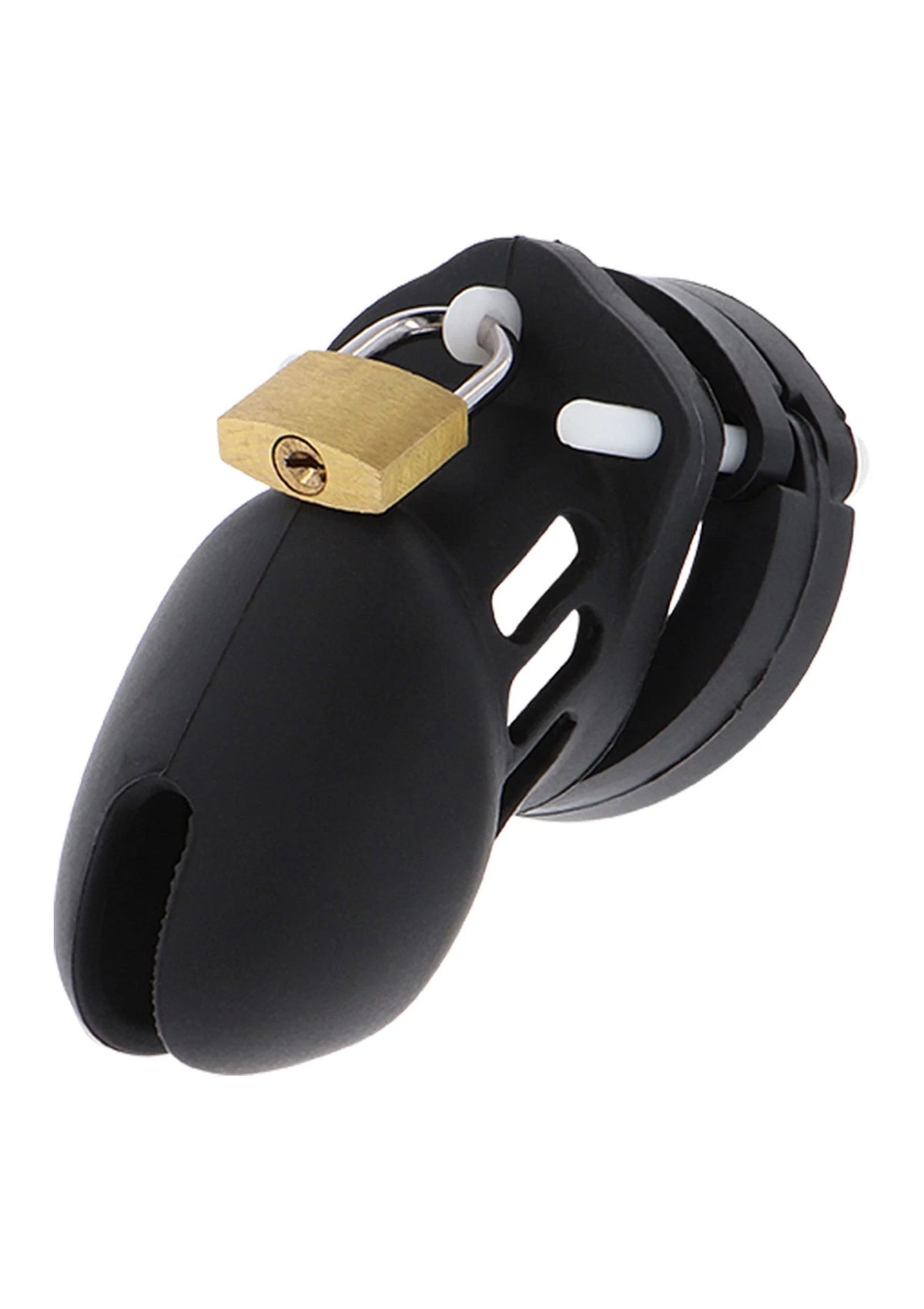 Bestel: Chastity Cock Cage Silicone Small - bij Happytoys.nl, happytoys.be, Happytoys.ae: erotische sex webshop | liever Happy dan Easy ⭐⭐⭐⭐⭐ - Default Title - 16822 - BLACK