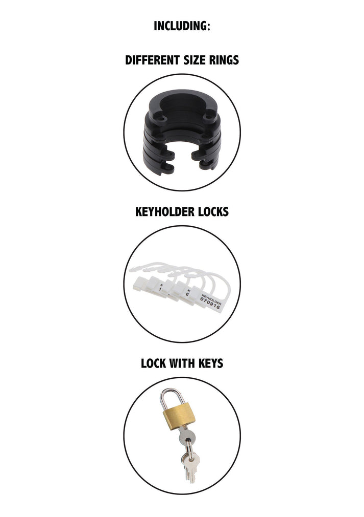 Bestel: Chastity Cock Cage Silicone Large by Hidden Desire Extreme - bij Happytoys.nl, happytoys.be, Happytoys.ae: erotische sex webshop | liever Happy dan Easy ⭐⭐⭐⭐⭐