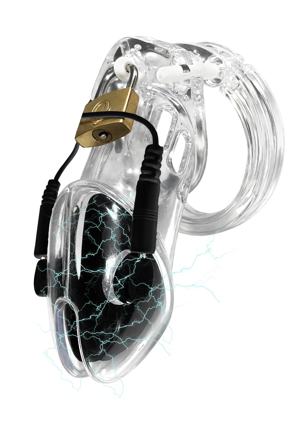 Bestel: Electro Cock Cage by Hidden Desire - bij Happytoys: de erotische sex webshop | liever Happy dan Easy ⭐⭐⭐⭐⭐