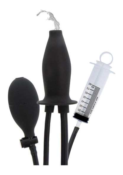 Bestel: Inflatable Lubricating butt Plug by Hidden Desire Extreme - bij Happytoys.nl, happytoys.be, Happytoys.ae: erotische sex webshop | liever Happy dan Easy ⭐⭐⭐⭐⭐ - Default Title - 16854 - BLACK