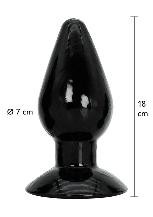 Bestel: Buttplug Extra Large 18 cm by Hidden Desire Extreme - bij Happytoys.nl, happytoys.be, Happytoys.ae: erotische sex webshop | liever Happy dan Easy ⭐⭐⭐⭐⭐ - Default Title - 16864 - BLACK