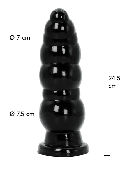 Bestel: Buttplug Balls 24.5 cm - bij Happytoys.nl, happytoys.be, Happytoys.ae: erotische sex webshop | liever Happy dan Easy ⭐⭐⭐⭐⭐ - Default Title - 16871 - BLACK