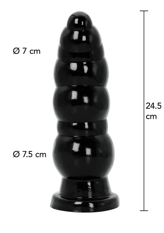 Bestel: Buttplug Balls 24.5 cm - bij Happytoys.nl, happytoys.be, Happytoys.ae: erotische sex webshop | liever Happy dan Easy ⭐⭐⭐⭐⭐ - Default Title - 16871 - BLACK