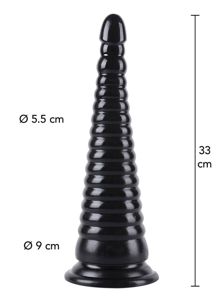 Bestel: Anal Cone 33 cm by Hidden Desire - bij Happytoys.nl, happytoys.be, Happytoys.ae: erotische sex webshop | liever Happy dan Easy ⭐⭐⭐⭐⭐ - Default Title - 16875 - BLACK