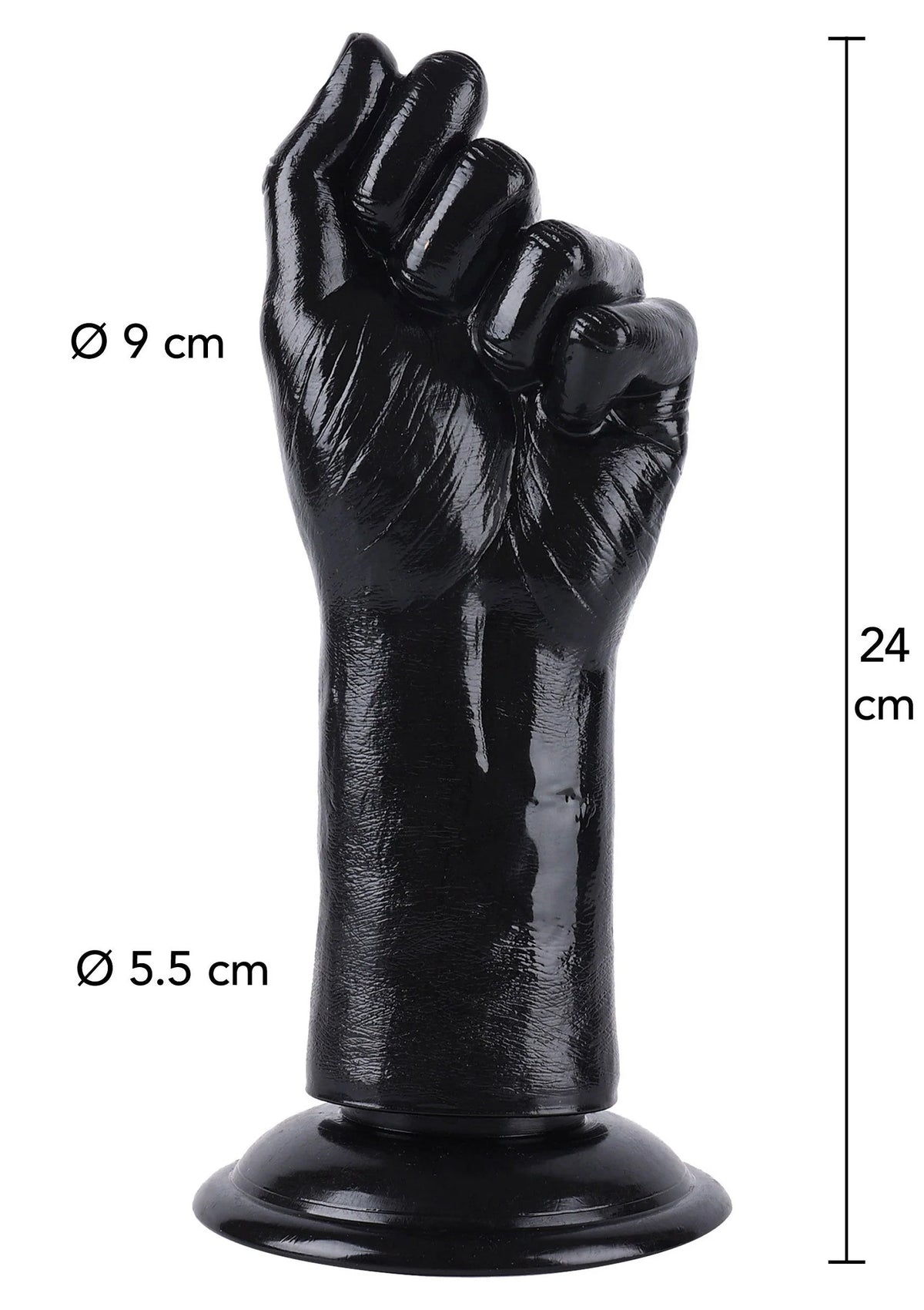 Bestel: Fist Fucker 24 cm by Hidden Desire - bij Happytoys.nl, happytoys.be, Happytoys.ae: erotische sex webshop | liever Happy dan Easy ⭐⭐⭐⭐⭐ - Default Title - 16887 - BLACK