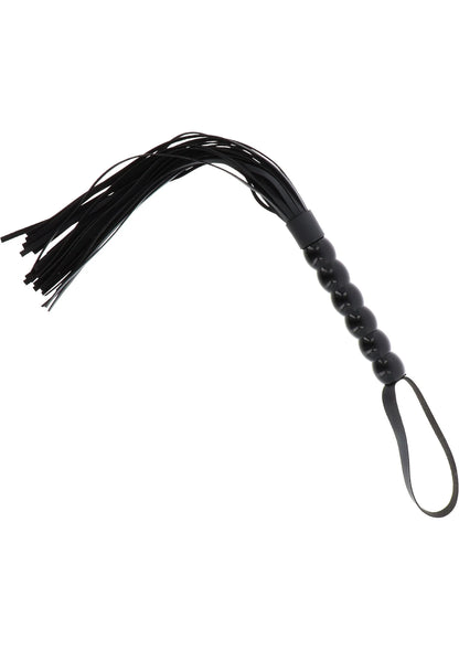 Bestel: Extreme Long Beaded Flogger Whip by Hidden Desire - bij Happytoys.nl, happytoys.be, Happytoys.ae: erotische sex webshop | liever Happy dan Easy ⭐⭐⭐⭐⭐ - Default Title - 16898 - BLACK