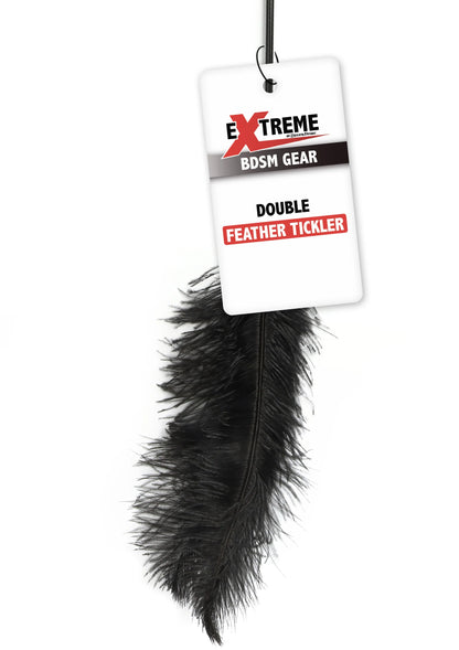 Bestel: Double Feather Tickler by Hidden Desire Extreme - bij Happytoys: de erotische sex webshop | liever Happy dan Easy ⭐⭐⭐⭐⭐