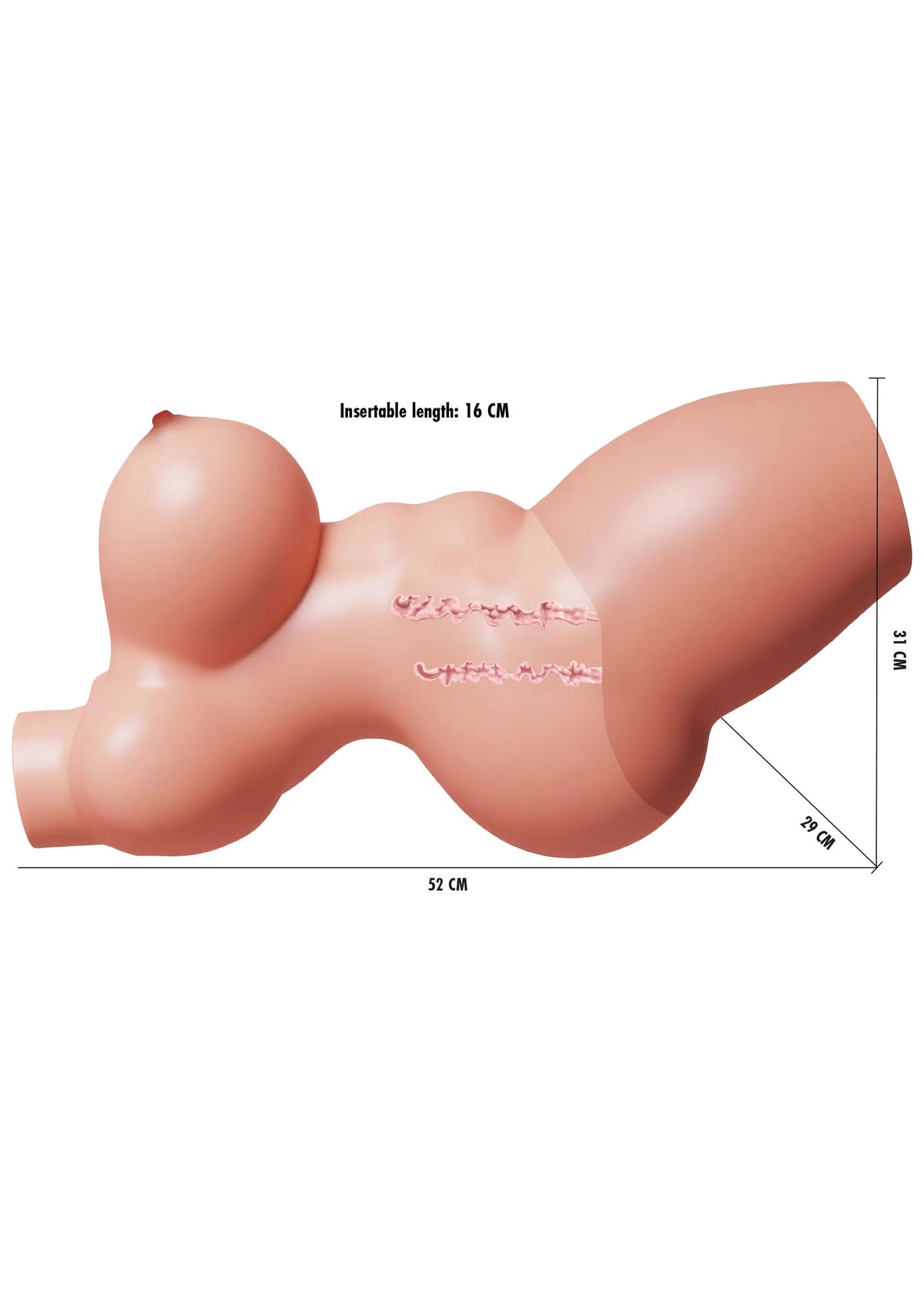 Bestel: Big Tits Porn Slut 16 kg by Hidden Desire Bangers - bij Happytoys: de erotische sex webshop | liever Happy dan Easy ⭐⭐⭐⭐⭐