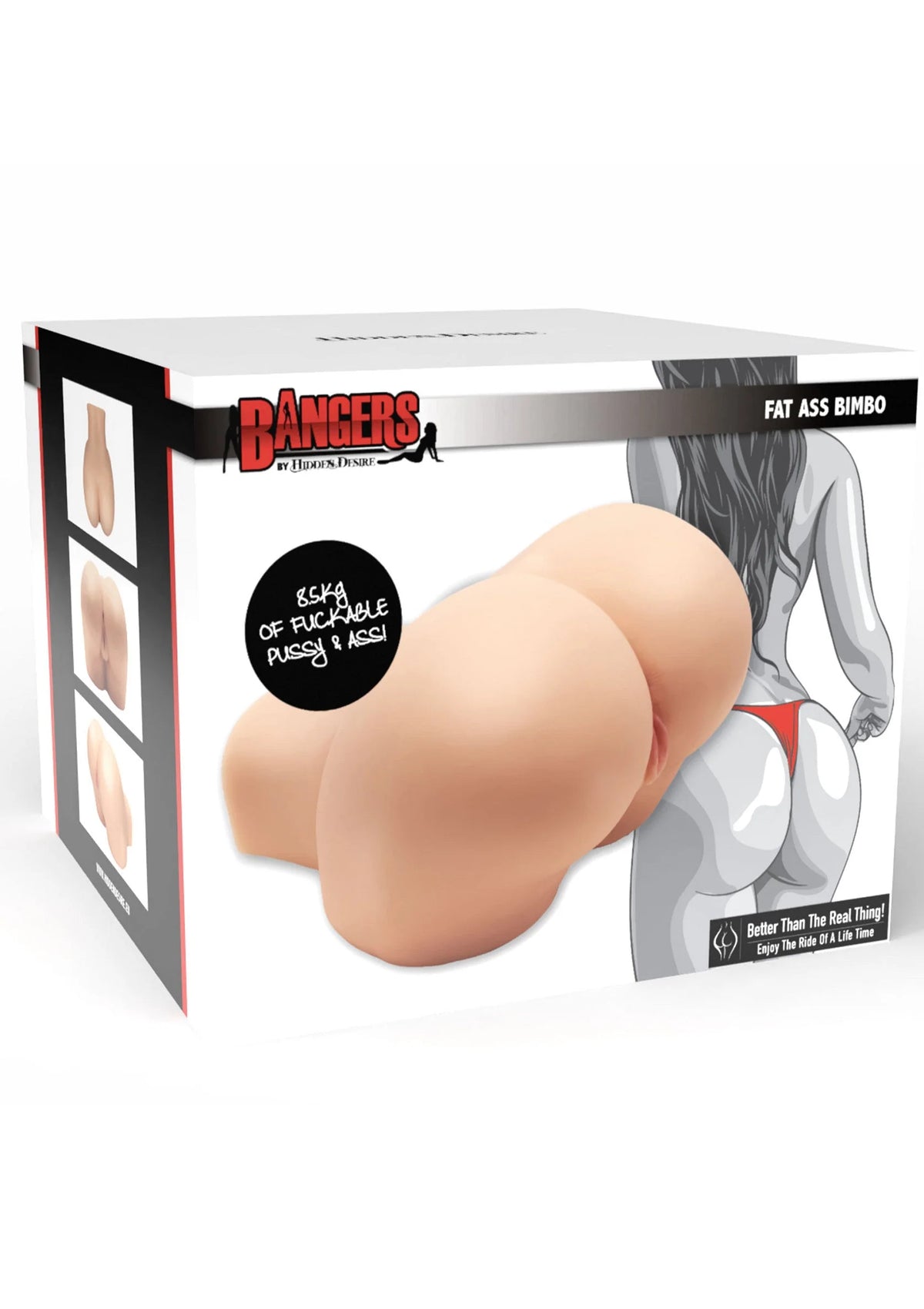 Bestel: Bangers Fat Ass Bimbo 8.5kg by Hidden Desire - bij Happytoys.nl, happytoys.be, Happytoys.ae: erotische sex webshop | liever Happy dan Easy ⭐⭐⭐⭐⭐