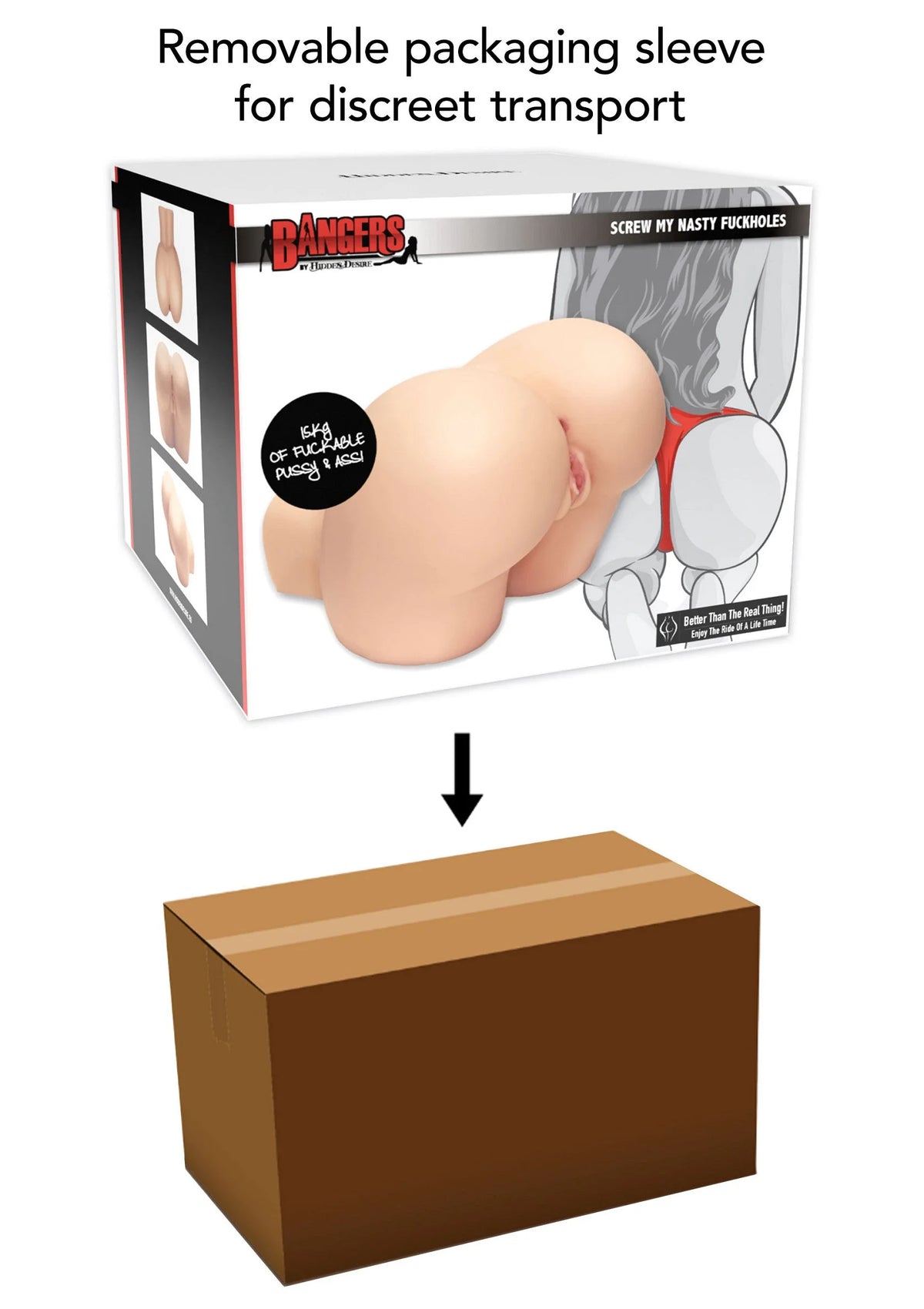Bestel: Bangers Screw My Nasty Fuckholes 15kg by Hidden Desire - bij Happytoys.nl, happytoys.be, Happytoys.ae: erotische sex webshop | liever Happy dan Easy ⭐⭐⭐⭐⭐