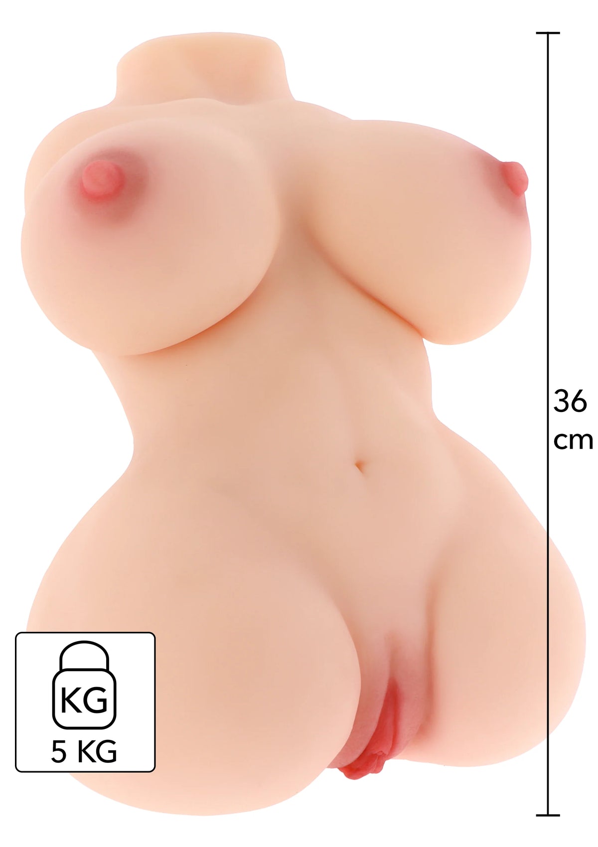 Bestel: Juicy Double D Sex Doll Torso 5.2 kg by Hidden Desire - bij Happytoys.nl, happytoys.be, Happytoys.ae: erotische sex webshop | liever Happy dan Easy ⭐⭐⭐⭐⭐ - Default Title - 16941 - SKIN