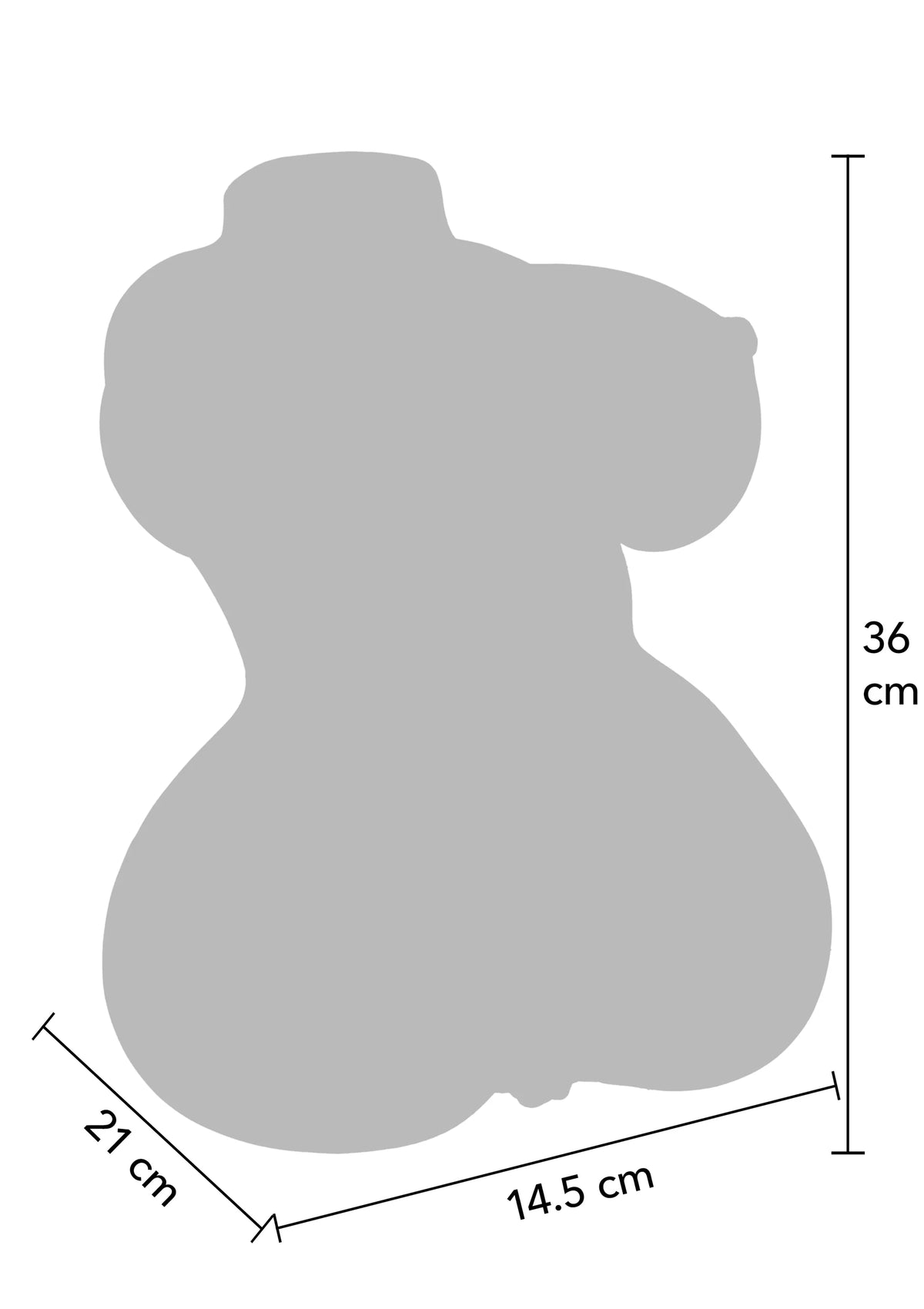 Bestel: Juicy Double D Sex Doll Torso 5.2 kg by Hidden Desire - bij Happytoys.nl, happytoys.be, Happytoys.ae: erotische sex webshop | liever Happy dan Easy ⭐⭐⭐⭐⭐