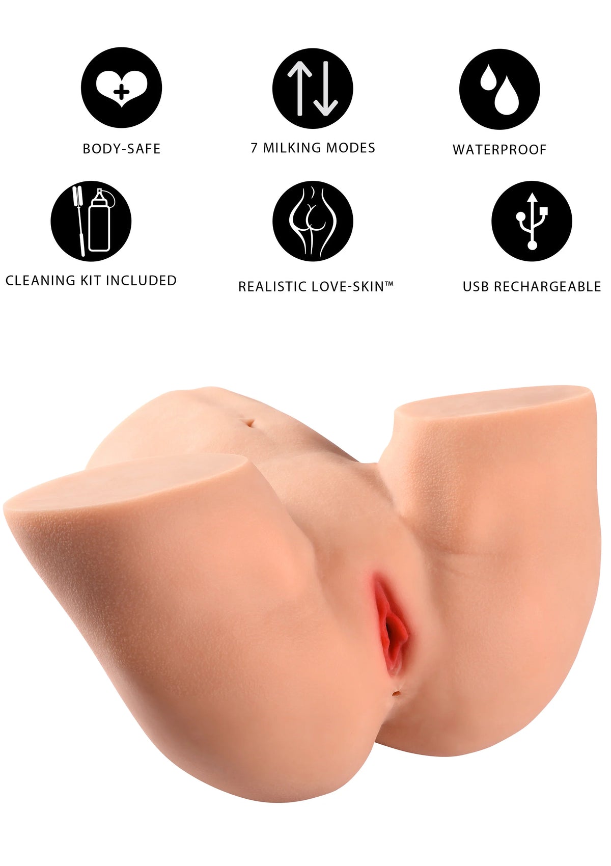 Bestel: Big Ass Milking Bitch 16kg by Hidden Desire - bij Happytoys.nl, happytoys.be, Happytoys.ae: erotische sex webshop | liever Happy dan Easy ⭐⭐⭐⭐⭐