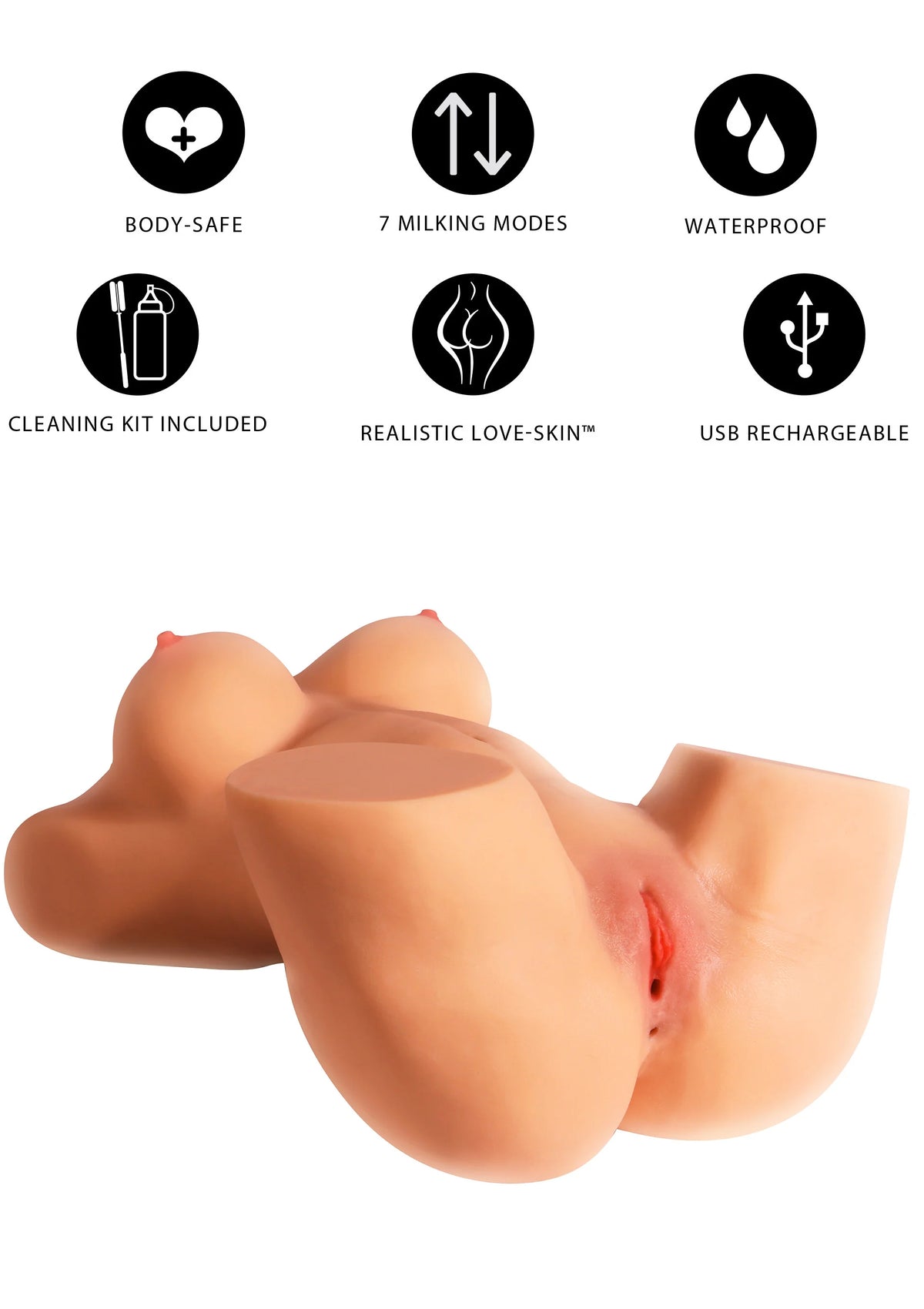 Bestel: Milking Mega Slut 22kg by Hidden Desire - bij Happytoys.nl, happytoys.be, Happytoys.ae: erotische sex webshop | liever Happy dan Easy ⭐⭐⭐⭐⭐