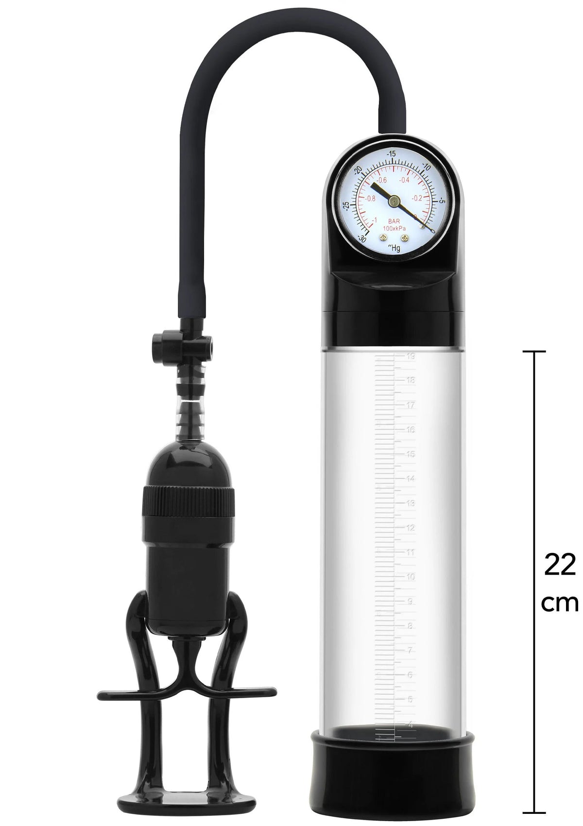 Bestel: Pro Pressure Penis Pump by Hidden Desire - bij Happytoys: de erotische sex webshop | liever Happy dan Easy ⭐⭐⭐⭐⭐ - Default Title - 16961 - BLACK