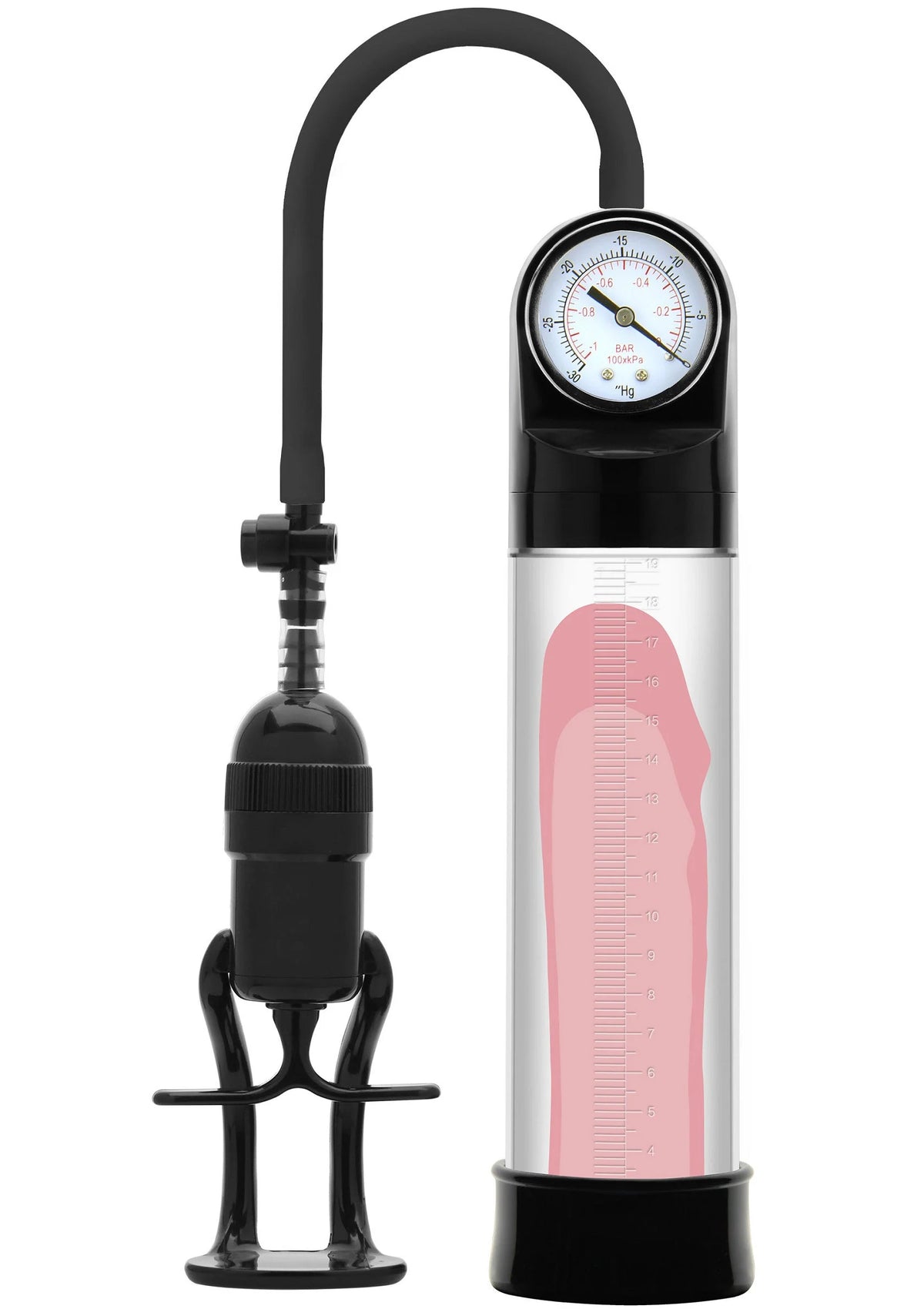 Bestel: Pro Pressure Penis Pump by Hidden Desire - bij Happytoys: de erotische sex webshop | liever Happy dan Easy ⭐⭐⭐⭐⭐