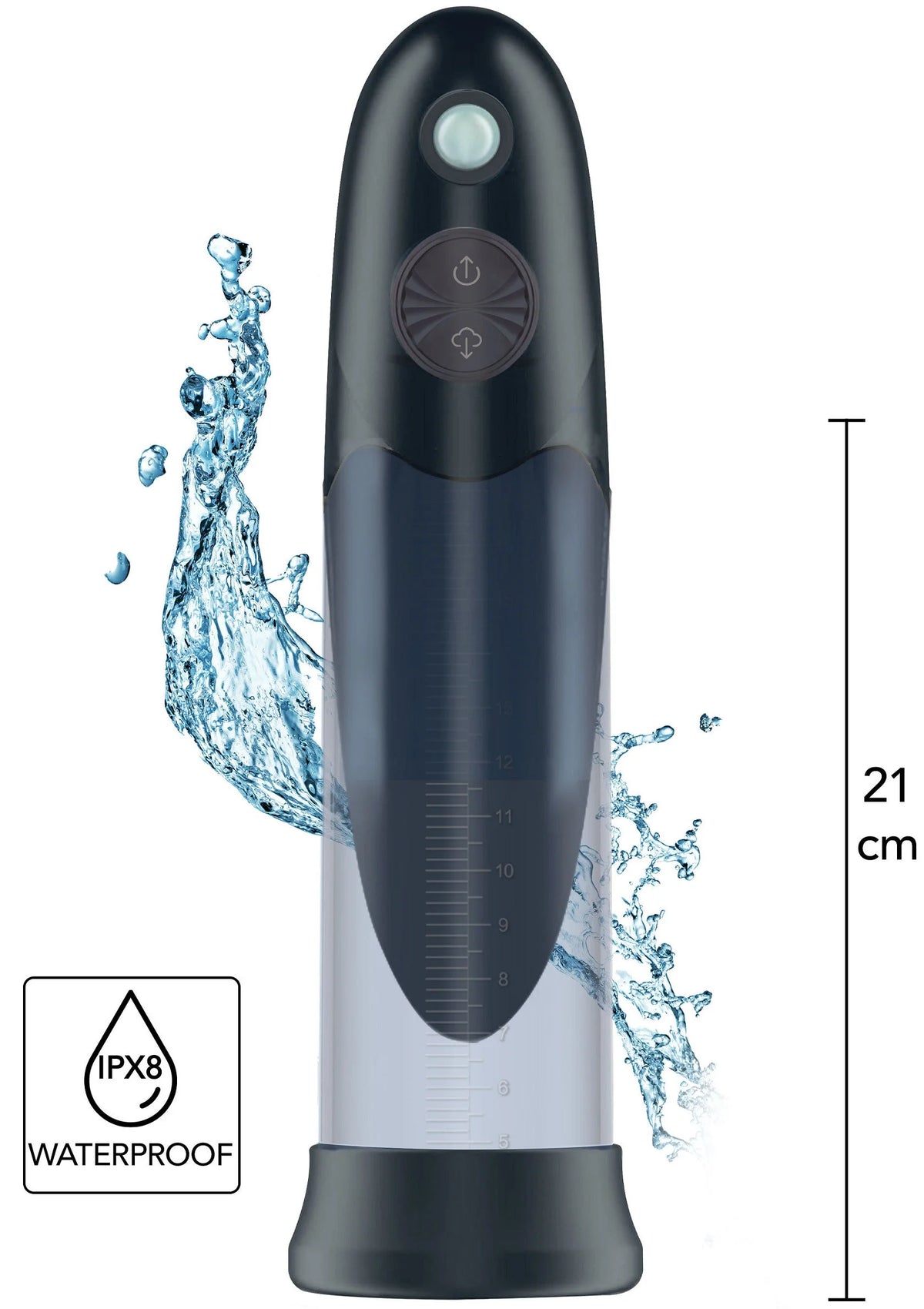 Bestel: Automatic Aqua Penis Pump by Hidden Desire - bij Happytoys.nl, happytoys.be, Happytoys.ae: erotische sex webshop | liever Happy dan Easy ⭐⭐⭐⭐⭐ - Default Title - 16964 - BLACK
