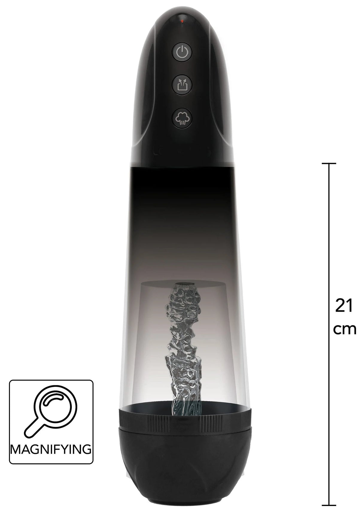 Bestel: Automatic Magnify Penis Pump by Hidden Desire - bij Happytoys.nl, happytoys.be, Happytoys.ae: erotische sex webshop | liever Happy dan Easy ⭐⭐⭐⭐⭐ - Default Title - 16965 - BLACK