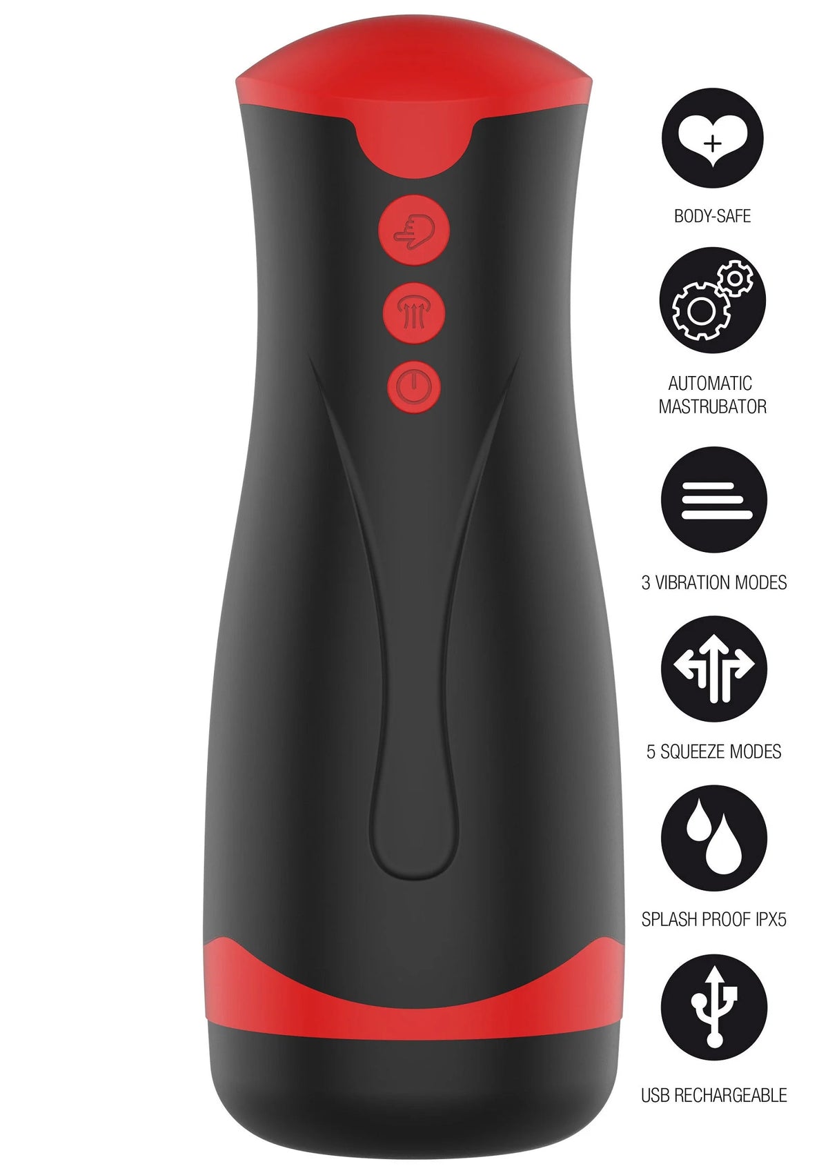 Bestel: Deep Squeeze Masturbator by Hidden Desire - bij Happytoys.nl, happytoys.be, Happytoys.ae: erotische sex webshop | liever Happy dan Easy ⭐⭐⭐⭐⭐