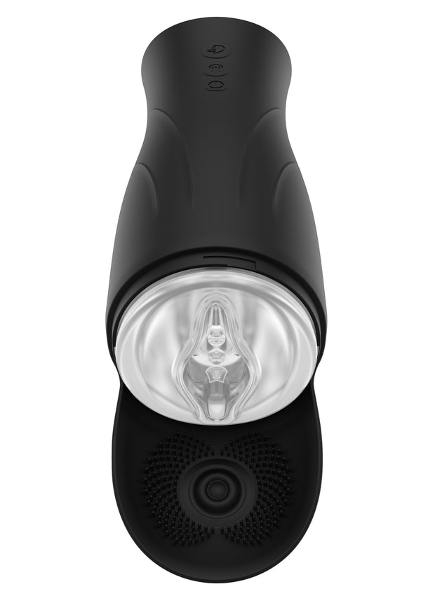 Bestel: Deep Squeeze Nutbuster Triple Masturbator by Hidden Desire Fusion X - bij Happytoys: de erotische sex webshop | liever Happy dan Easy ⭐⭐⭐⭐⭐