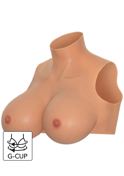 Bestel: Wearable Breasts Crop Top G Cup by Hidden desire - bij Happytoys.nl, happytoys.be, Happytoys.ae: erotische sex webshop | liever Happy dan Easy ⭐⭐⭐⭐⭐ - Default Title - 16985 - SKIN