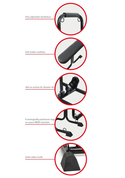 Bestel: Bangers Fuck Machines Bondage Fuck Seat by Hidden Desire - bij Happytoys.nl, happytoys.be, Happytoys.ae: erotische sex webshop | liever Happy dan Easy ⭐⭐⭐⭐⭐