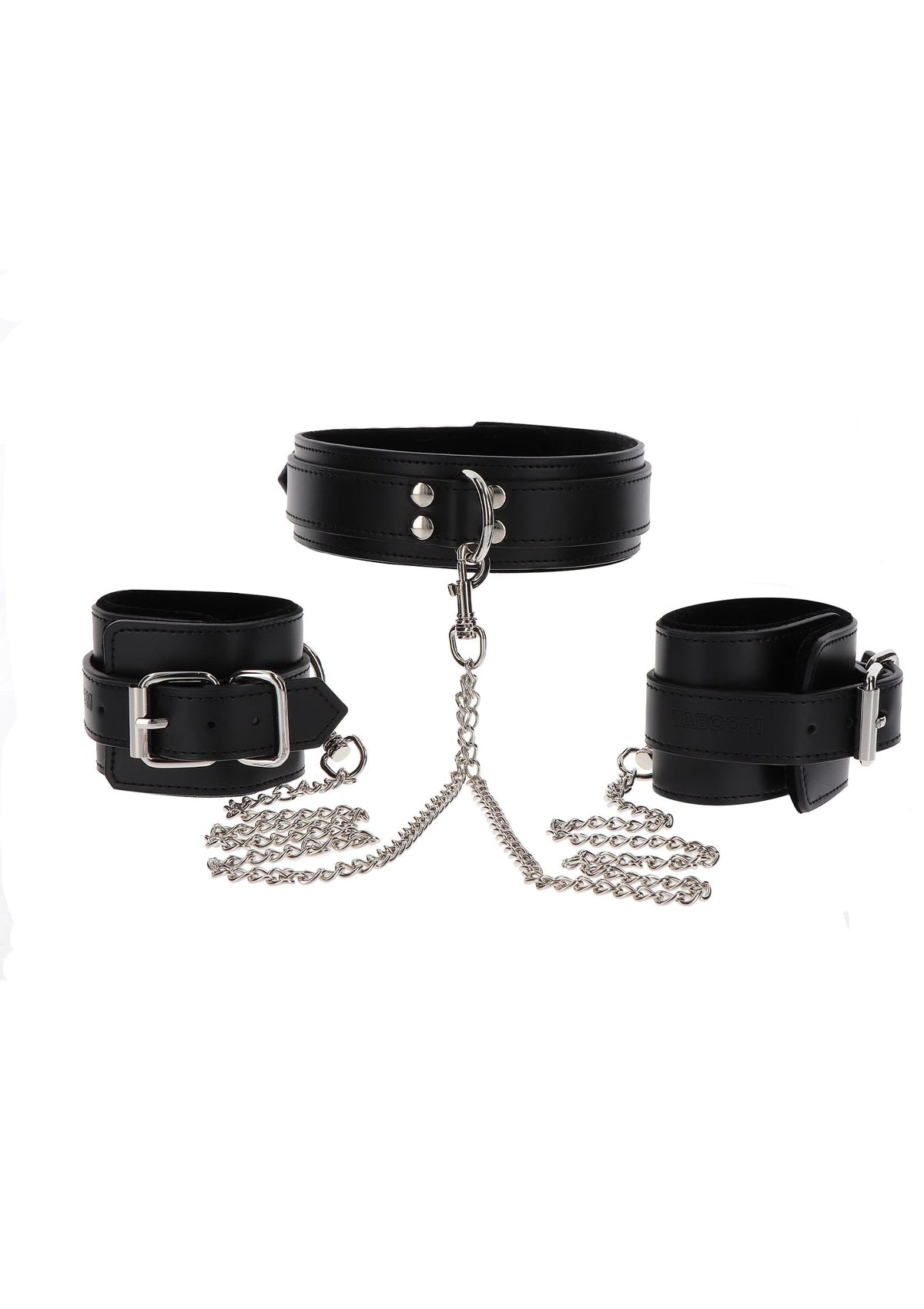Bestel: Heavy Collar and Wrist Cuffs - bij Happytoys.nl, happytoys.be, Happytoys.ae: erotische sex webshop | liever Happy dan Easy ⭐⭐⭐⭐⭐