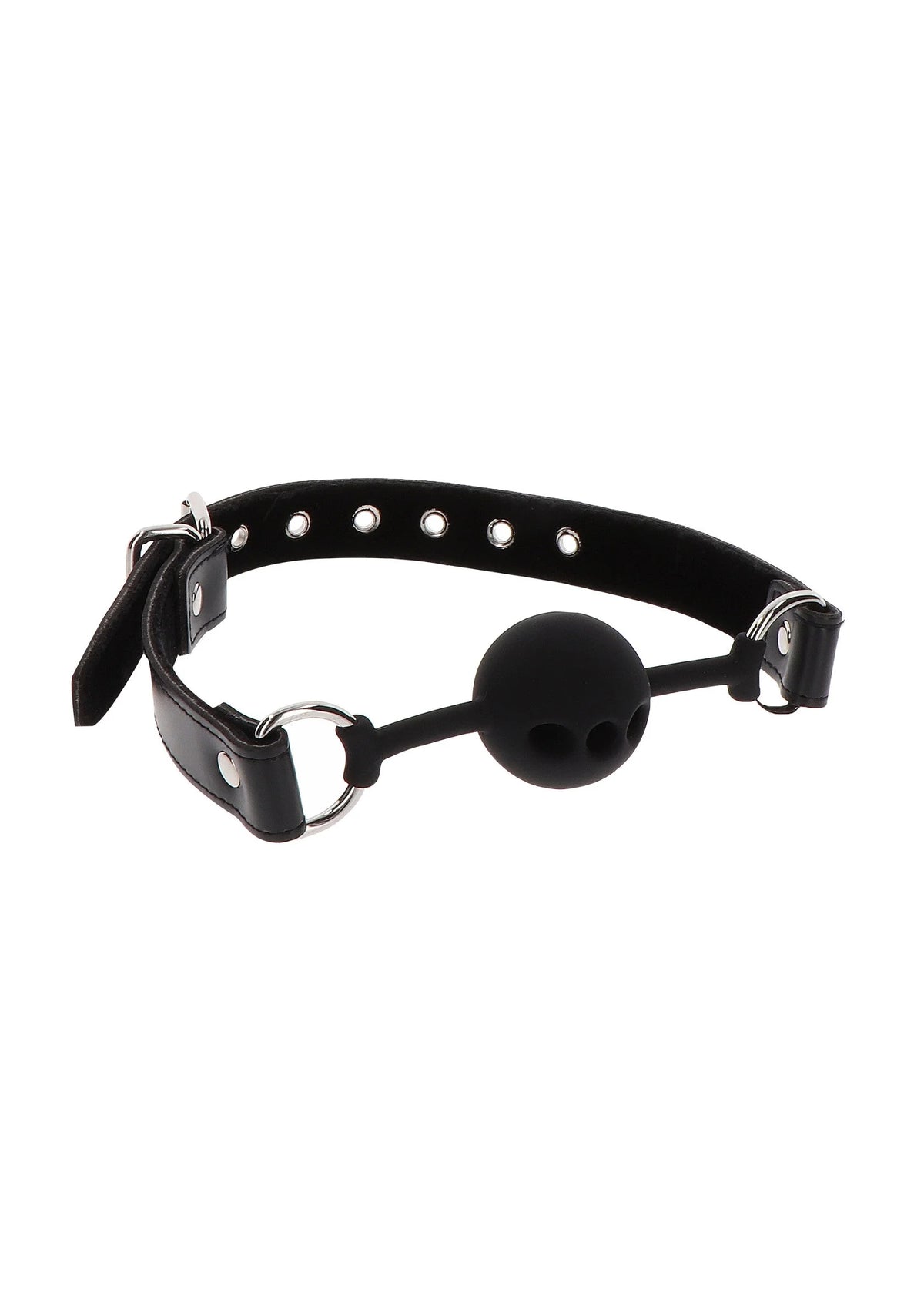 Bestel: Bondage Essentials Silicone Ball Gag by Taboom - bij Happytoys.nl, happytoys.be, Happytoys.ae: erotische sex webshop | liever Happy dan Easy ⭐⭐⭐⭐⭐ - Default Title - 17109 - BLACK