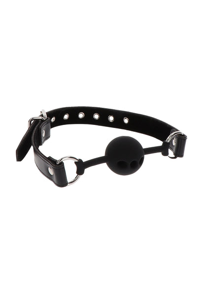 Bestel: Bondage Essentials Silicone Ball Gag by Taboom - bij Happytoys.nl, happytoys.be, Happytoys.ae: erotische sex webshop | liever Happy dan Easy ⭐⭐⭐⭐⭐ - Default Title - 17109 - BLACK
