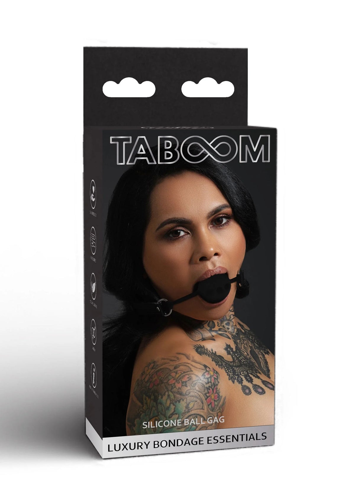 Bestel: Bondage Essentials Silicone Ball Gag by Taboom - bij Happytoys.nl, happytoys.be, Happytoys.ae: erotische sex webshop | liever Happy dan Easy ⭐⭐⭐⭐⭐