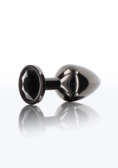 Bestel: Butt Plug With Diamond Jewel L - bij Happytoys.nl, happytoys.be, Happytoys.ae: erotische sex webshop | liever Happy dan Easy ⭐⭐⭐⭐⭐ - Default Title - 17118 - BLACK