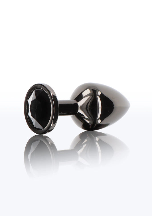 Bestel: Butt Plug With Diamond Jewel L - bij Happytoys.nl, happytoys.be, Happytoys.ae: erotische sex webshop | liever Happy dan Easy ⭐⭐⭐⭐⭐ - Default Title - 17118 - BLACK