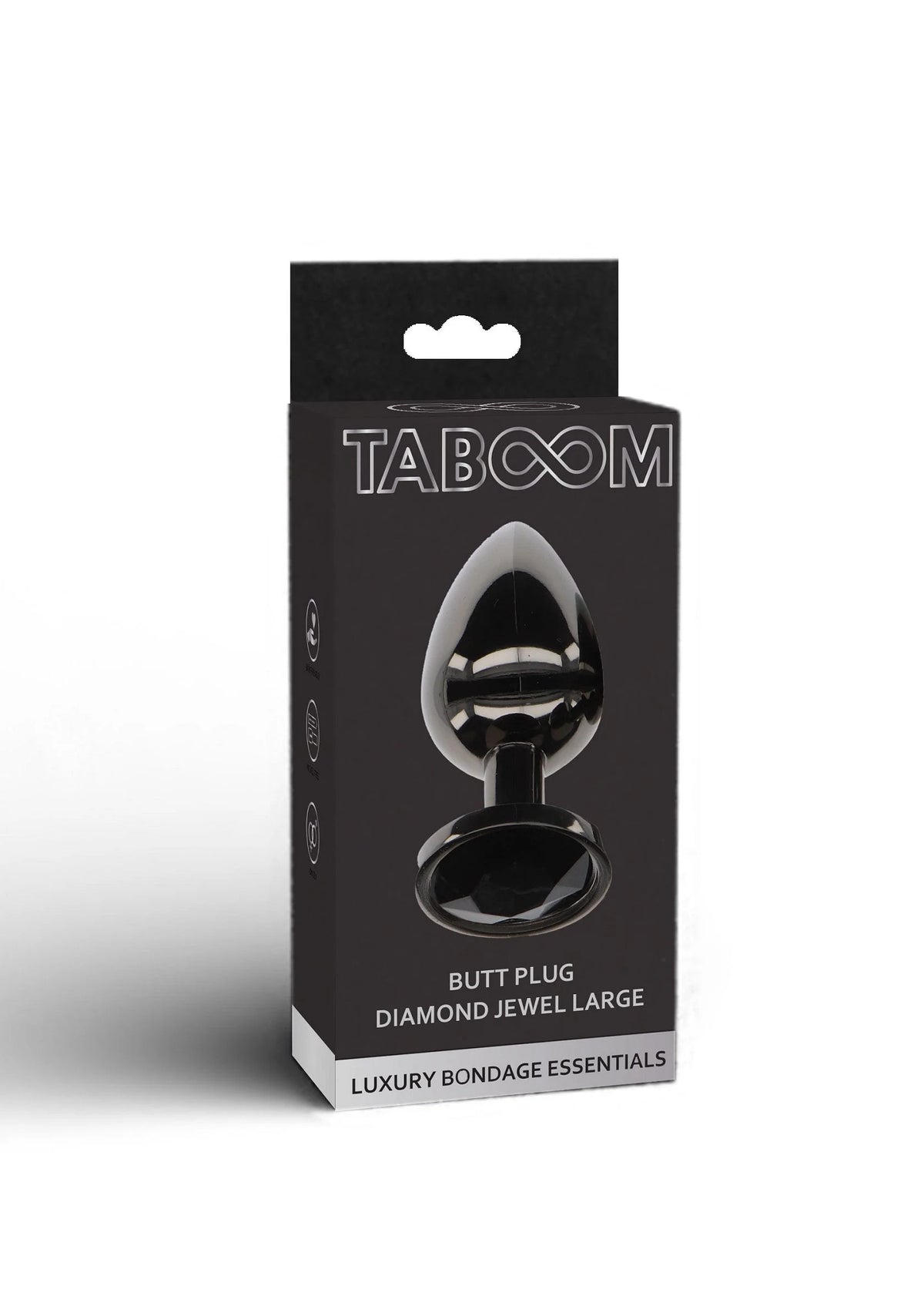 Bestel: Butt Plug With Diamond Jewel L - bij Happytoys.nl, happytoys.be, Happytoys.ae: erotische sex webshop | liever Happy dan Easy ⭐⭐⭐⭐⭐