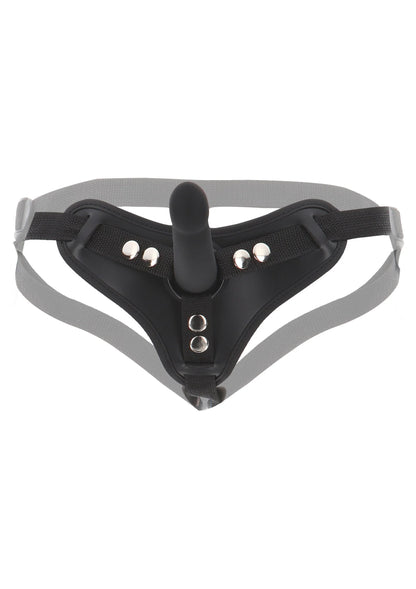 Bestel: Strap - On Harness With Dong Small - bij Happytoys.nl, happytoys.be, Happytoys.ae: erotische sex webshop | liever Happy dan Easy ⭐⭐⭐⭐⭐ - Default Title - 17120 - BLACK